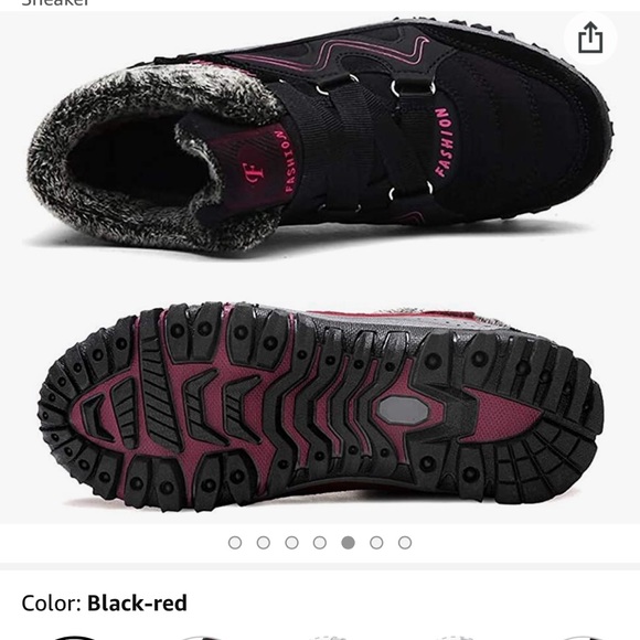 ๐ Fur lined sneaker ๐ for cold ๐ฅถ weather - Picture 5 of 9